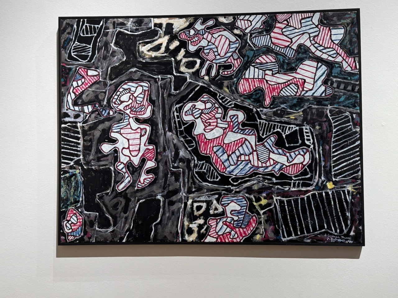 Jean Dubuffet painting in the Gallery of Modern & Contemporary Art, Rome. Photo by ConsumerMojo.com