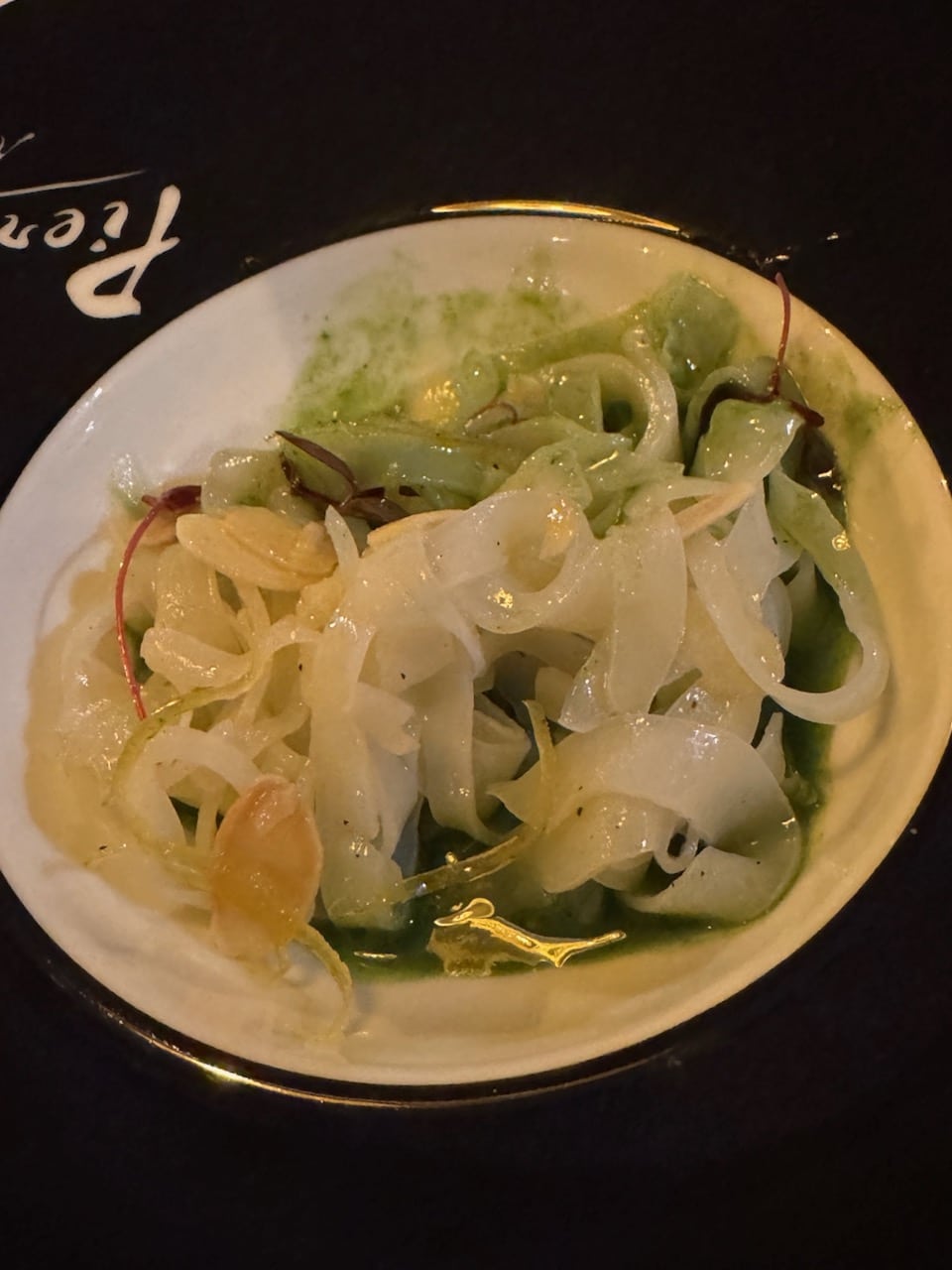 Ribbons of squid at Pierluigi. Photo by ConsumerMojo.com