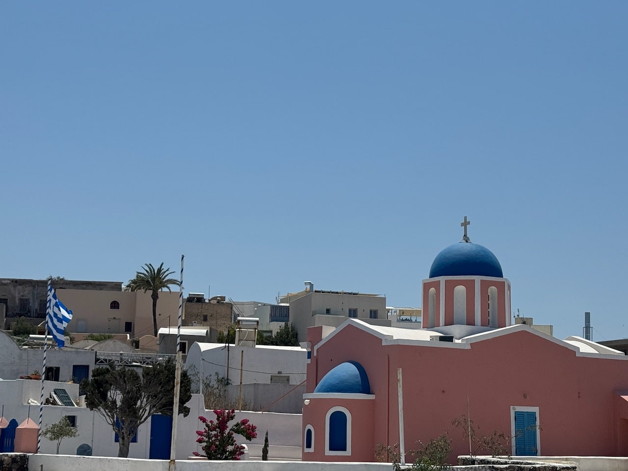 Church of the Resurrection of the Lord (commonly known as Anastasi Church or Agios Anastasis) in Oia, Santorini.