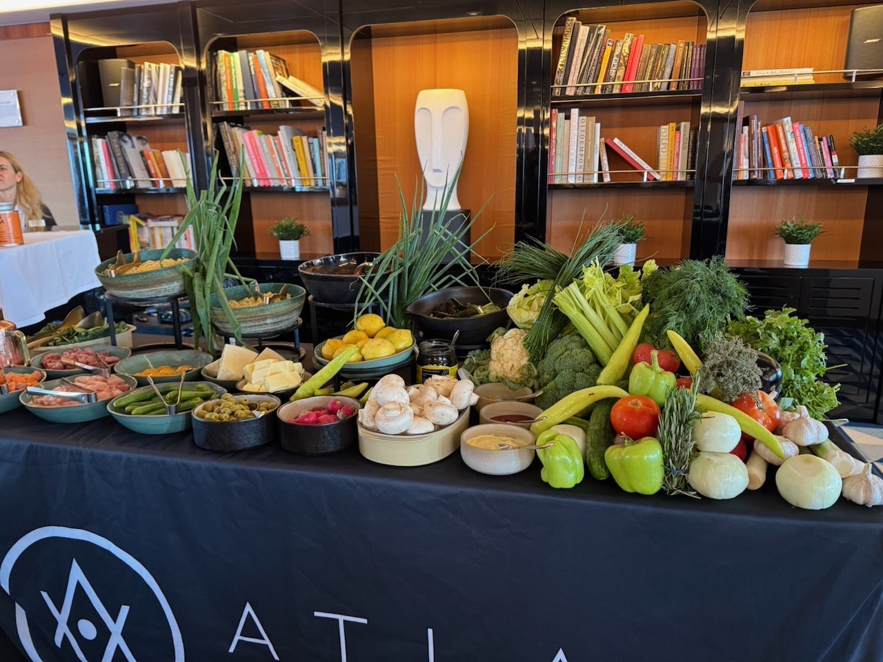 Bounty of ingredients for a cook off on World Traveller. Photo by ConsumerMojo.com