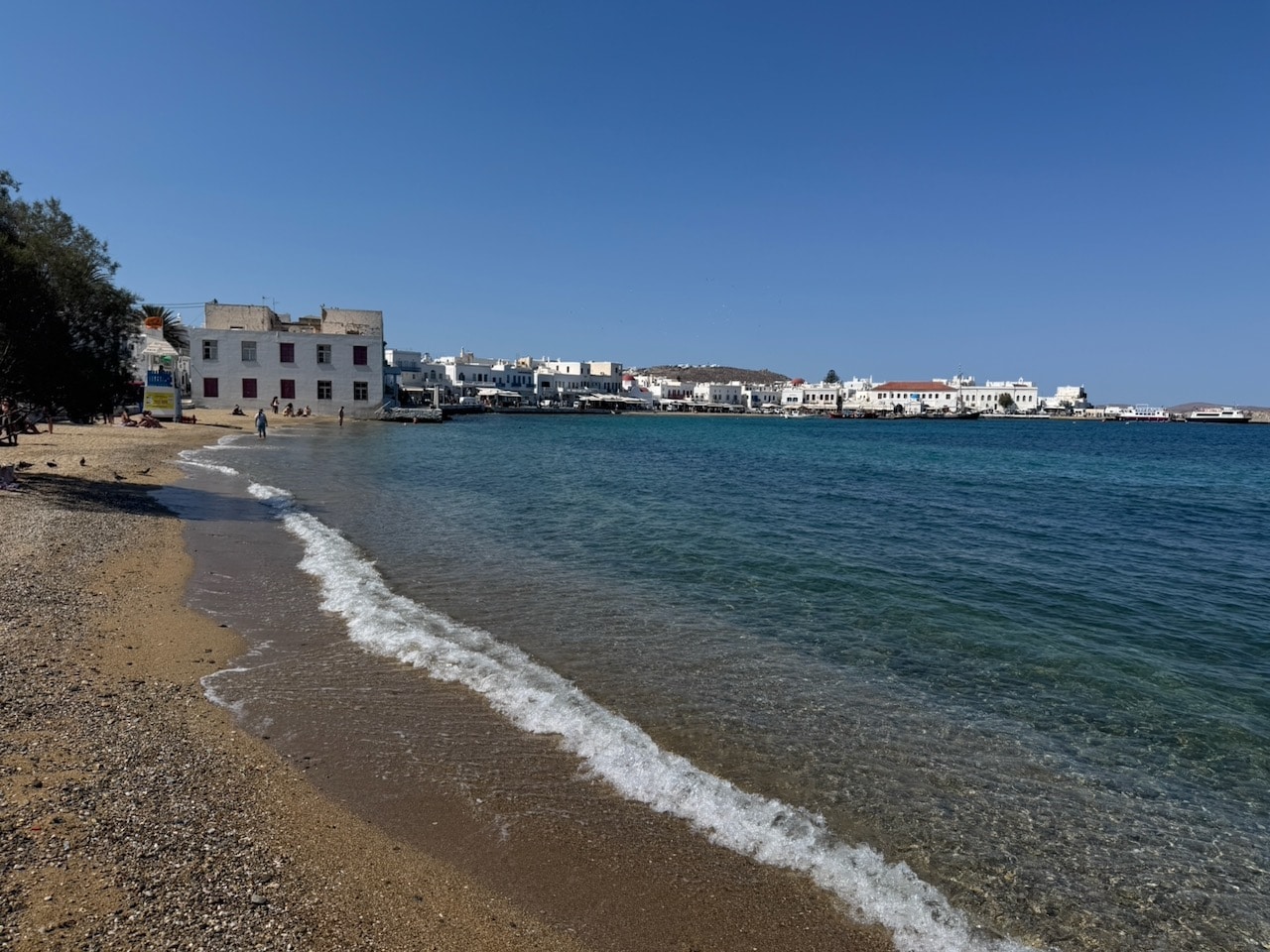 Old Port Beach Mykonos. Photo by ConsumerMojo.com