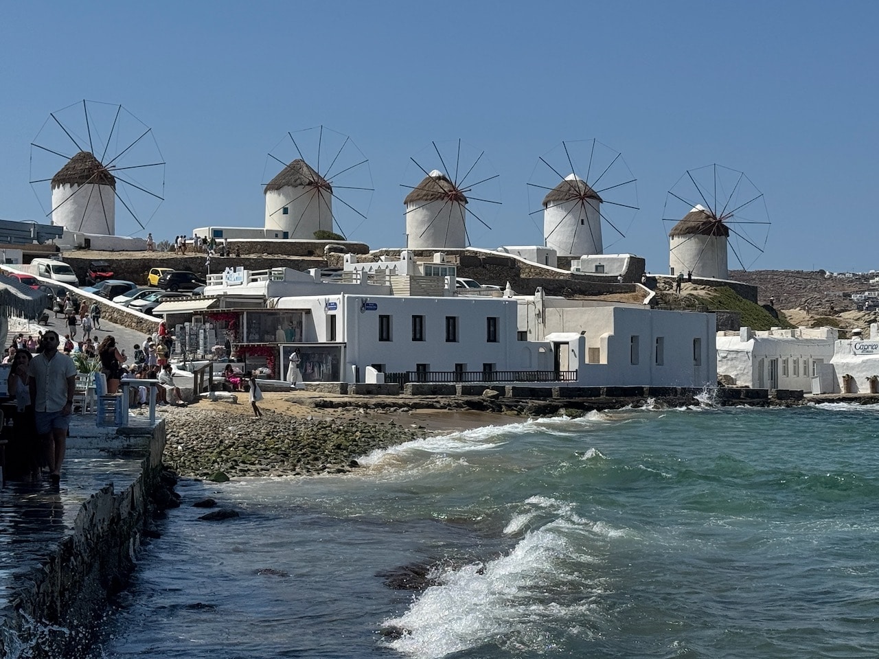 Windmills, Mykonos. Photo by ConsumerMojo.com
